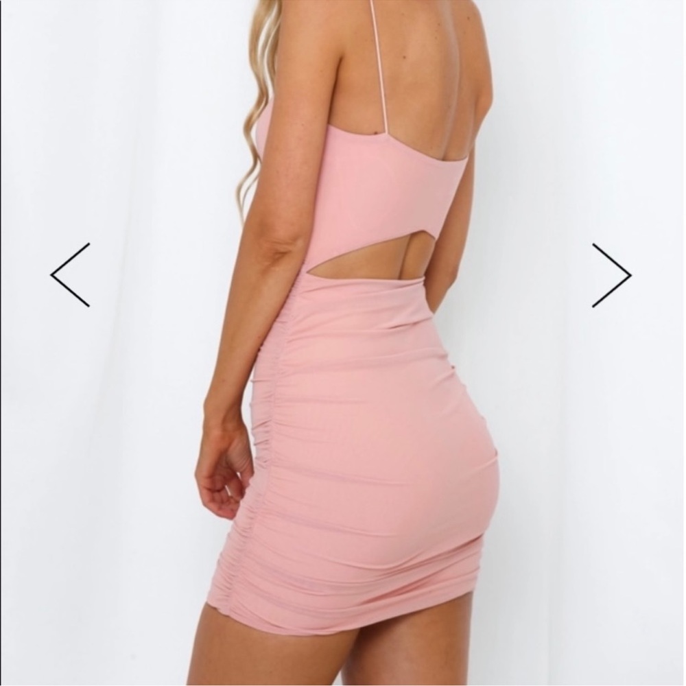 Hello Molly Pink bodycon dress